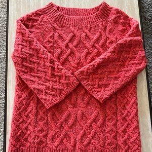 Loft beautiful cable knit sweater